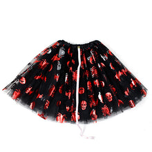 Lade das Bild in den Galerie-Viewer, 2x Halloween Xmas Christmas Gifts Decoration Adult Pettiskirt Princess Sequined Pumpkin Skirt
