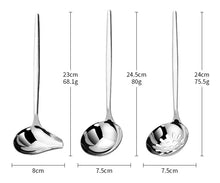 Lade das Bild in den Galerie-Viewer, 304 Stainless Steel Flatware Sets 12PCs Set Buffet Spoon Colander Shovel
