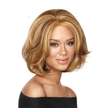 Load image into Gallery viewer, Women Wig Short Straight Hair Side Bangs Inner Buckle Bob Haircut Realistic W220
