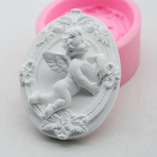 Load image into Gallery viewer, 3D Cupid Silicone Moolds for Home Homemade Soap Cake Candle Cake Decoration
