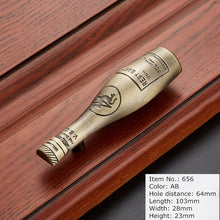 Load image into Gallery viewer, 2pcs Antique Handle Knob Furniture Handle Kitchen Cabinet Handle Drawer Handle Pulls Zinc Alloy
