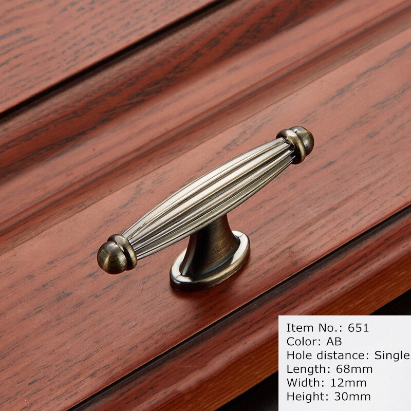 2pcs Antique Handle Knob Furniture Handle Kitchen Cabinet Handle Drawer Handle Pulls Zinc Alloy