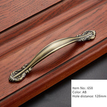 Load image into Gallery viewer, 2pcs Antique Handle Knob Furniture Handle Kitchen Cabinet Handle Drawer Handle Pulls Zinc Alloy
