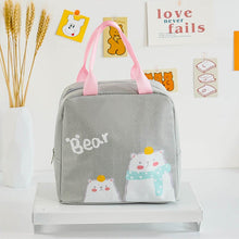 Lade das Bild in den Galerie-Viewer, 1pc Insulated Lunch Bag Kids Male Female Travel Picnic Outing Waterproof Storage Bag
