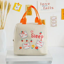 Lade das Bild in den Galerie-Viewer, 1pc Insulated Lunch Bag Kids Male Female Travel Picnic Outing Waterproof Storage Bag
