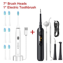 Load image into Gallery viewer, Electric Sonic Dental Scaler For Whiten Teeth Tartar Cleaner Tooth Calculus Remover Tool Kit
