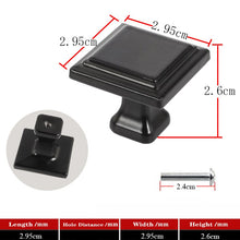 Lade das Bild in den Galerie-Viewer, 2pcs Matte Gold Cabinet Handles Solid Aluminum Alloy Kitchen Cupboard Pulls Drawer Knobs
