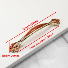 Load image into Gallery viewer, 2pcs Simple porcelain white amber Fuji white Roman black cabinet handle drawer cabinet aluminum alloy handle
