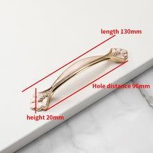 Load image into Gallery viewer, 2pcs Simple porcelain white amber Fuji white Roman black cabinet handle drawer cabinet aluminum alloy handle
