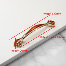 Load image into Gallery viewer, 2pcs Simple porcelain white amber Fuji white Roman black cabinet handle drawer cabinet aluminum alloy handle
