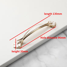 Load image into Gallery viewer, 2pcs Simple porcelain white amber Fuji white Roman black cabinet handle drawer cabinet aluminum alloy handle
