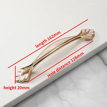 Load image into Gallery viewer, 2pcs Simple porcelain white amber Fuji white Roman black cabinet handle drawer cabinet aluminum alloy handle
