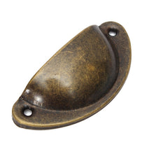 Lade das Bild in den Galerie-Viewer, 20PCS Retro Kitchen Drawer Cabinet Door Handle And Furniture Antique Brass Shell Pull Handles
