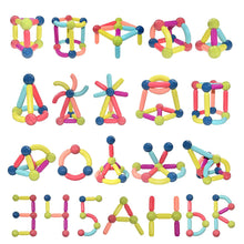 Load image into Gallery viewer, 36-152 PcsMagnetic Stick Building Blocks game magnets children Set DIY Christmas gift
