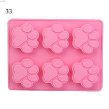 Load image into Gallery viewer, 12 Shape Hand-Shaped Brush Snowflake Heart-Shaped Square Silicone Moolds for Homemade Soap Cake Candle
