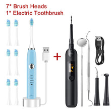 Load image into Gallery viewer, Household Dental Calculus Remover Electric Tartar Remover Whitening USB Rechargeable Tooth Cleaner Portable

