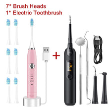 Load image into Gallery viewer, Household Dental Calculus Remover Electric Tartar Remover Whitening USB Rechargeable Tooth Cleaner Portable
