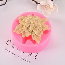 Load image into Gallery viewer, 2PCS 3D Lilac Rose Lily Fondant Silicone Molds for Home Homemade Soap Aromatherapy Candle Cake Decoration
