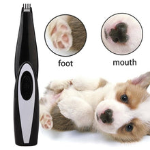 Load image into Gallery viewer, Low-Noise USB Rechargeable Dog Cat Foot Hair Trimmer Pet Grooming Tool Mini Electrical Hair Clipper Shaving Trimming Machine
