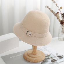 Lade das Bild in den Galerie-Viewer, Warm Winter Knit Beanie Hats 2021  Women's Solid Color Stitching Cashmere Fisherman Sunshade Unisex
