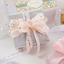 Lade das Bild in den Galerie-Viewer, 2 Rolls Christmas Packing Materials 14 Colors 2.5cm*45M Thread Ribbon Heartbeat ECG Flowers Gift Ribbon
