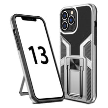 Load image into Gallery viewer, Black Red Full-Covered Silicone Phone Case for iPhone 13 mini /Pro
