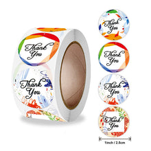 Load image into Gallery viewer, 2x500pcs Xmas Christmas  Stickers Roll Label 8 Patterns HAPPY MOTHER&#39;S Day Mom Thanksgiving Mother&#39;s Day Stick  Paper Adhesive Tape
