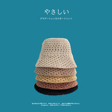 Load image into Gallery viewer, Warm Winter Knit Beanie Hats Women's Summer Thin Breathable Sun Protection Bucket Hat Unisex
