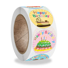 Load image into Gallery viewer, 3x500pcs Xmas Christmas Stickers Roll Label 1 Inch New Happy Birthday Envelope Gift
