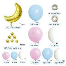 Load image into Gallery viewer, 119PCs Moon Blue Pink Set Birthday Party Wedding Decoration
