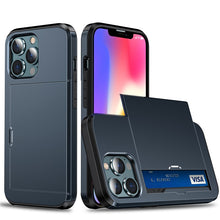 Load image into Gallery viewer, Sliding Cover Card 2-in-1 Phone Case for iPhone 13 Mini / Pro
