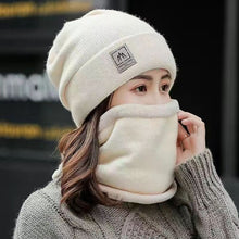 Lade das Bild in den Galerie-Viewer, Warm Winter Knit Beanie Hats Women's All-Matching Woolen Fleece-Lined Korean Style Cycling Earflaps Unisex
