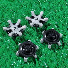 Lade das Bild in den Galerie-Viewer, 20PCs Golf Shoe Nails Fast Rotating Nail Black Gray Short Teeth
