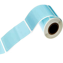 Lade das Bild in den Galerie-Viewer, 2x500pcs Christmas Xmas  Blue 50 * 25mm Blank Logo Sticker Labels tape
