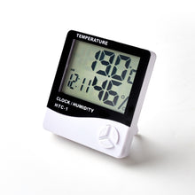 Load image into Gallery viewer, Smart Multi-Function Alarm Clock LED Display HTC-1 Indoor Electronic Thermometer Alarm Clock
