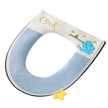 Load image into Gallery viewer, 3pcs Toilet Seat Cover Pads Winter Thicker  Pad   Cushion Zipper   Ring  Cushion
