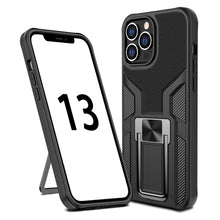 Load image into Gallery viewer, Black Red Full-Covered Silicone Phone Case for iPhone 13 mini /Pro
