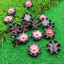Lade das Bild in den Galerie-Viewer, 20PCs Golf Ball Spike Black Red Iron Screw Head Spike

