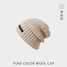 Lade das Bild in den Galerie-Viewer, Warm Winter Knit Beanie Hats Wool Hat Men 'S And Women 'S Japanese Closed Toe Autumn Unisex
