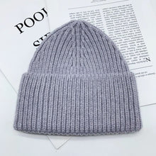 Load image into Gallery viewer, Warm Winter Knit Beanie Hats Women's Autumn  Wool Men's Pointed Korean Style Pullover Unisex
