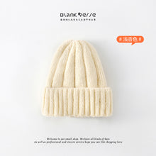 Load image into Gallery viewer, Warm Winter Knit Beanie Hats 2021 Korean Autumn and Winter  Light Board Strip Women Unisex
