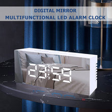 Load image into Gallery viewer, Smart Multi-Function Alarm Clock LED Display Simple Digital Mirror Alarm Clock

