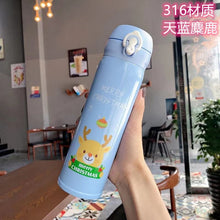 Load image into Gallery viewer, Xmax Christmas Cup Gift Festival Insulation Children Cartoon Stainless Steel Bounce Cute New Year
