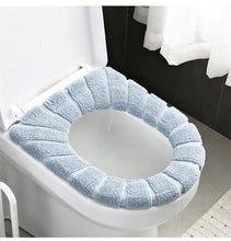 Load image into Gallery viewer, 3pcs Toilet Seat Cushion Household Toilet Seat Toilet Seat Cover Plush Toilet Four Seasons
