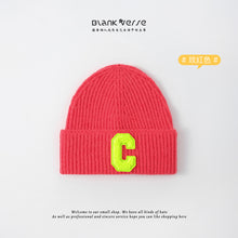 Load image into Gallery viewer, Warm Winter Knit Beanie Hats Korean Style Wool Curling Unisex
