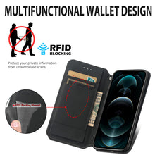 Load image into Gallery viewer, Magnetic Flip Colorful Leather Phone Case for iPhone13 Mini/Pro /Pro Max

