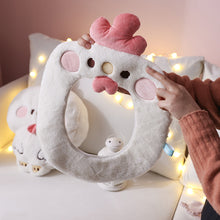 Load image into Gallery viewer, 3pcs Toilet Seat Cover Pads Winter Cartoon Cat Animal   Home Plush Chicken
