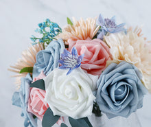 Load image into Gallery viewer, Pink Blue Flower Box Valentine's Day DIY Hand Holding Artifical Flower Home Decoration Wedding Bouquet
