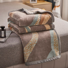 Lade das Bild in den Galerie-Viewer, Cloud Blanket Flannel Stepping into Foreign Trade Blanket Mink Fur Fabric Blanket Coral Fleece Nap Blanket
