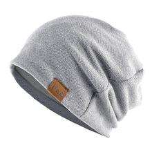 Load image into Gallery viewer, Warm Winter Knit Beanie Hats Spring And Autumn Pullover Leisure Loose Fleece-Lined Men 'S And Women 'S Outdoor Toe Cap Unisex
